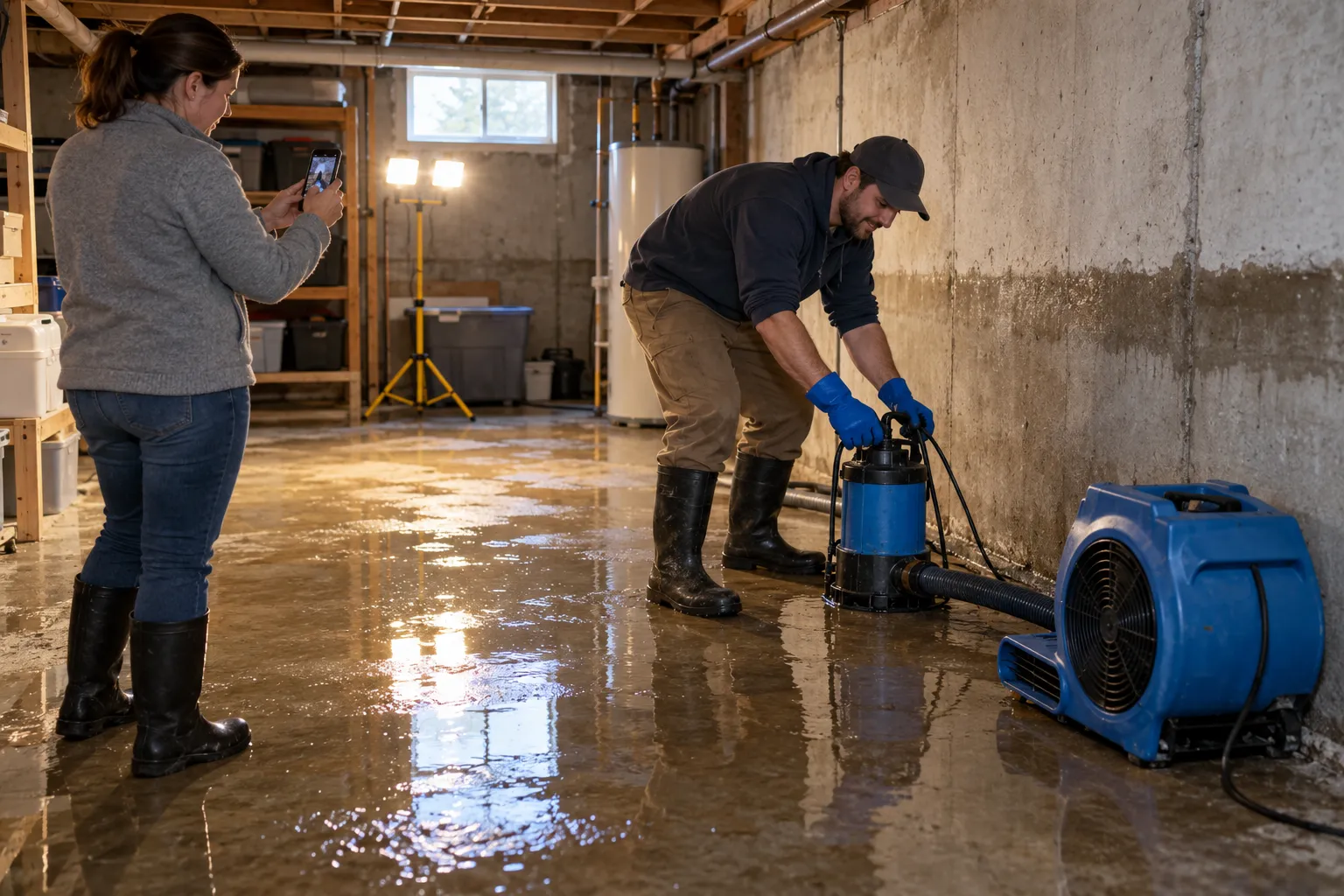 Flooded Basement Cleanup in Minneapolis, MN