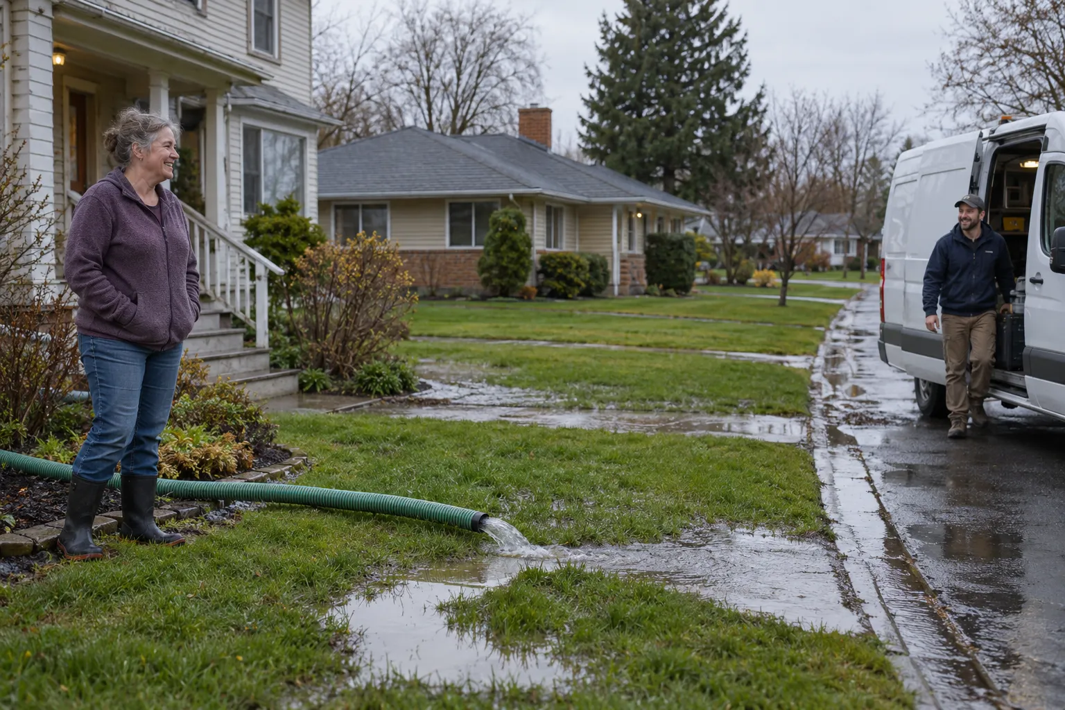 Homes in the Twin Cities area served by local water damage providers